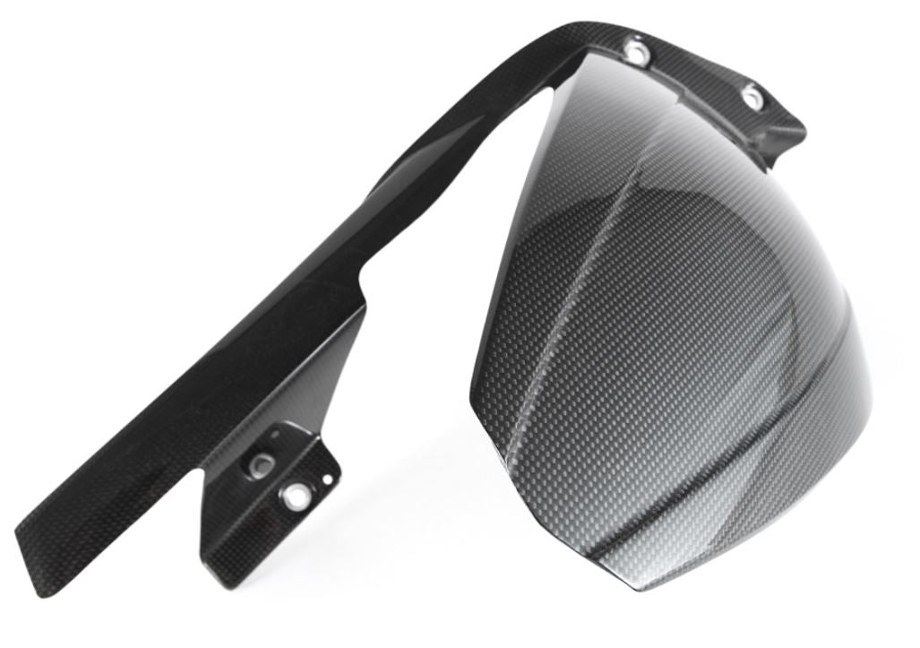 FullSix Carbon Wide Fiber Rear Hugger for Ducati Streetfighter V4/S