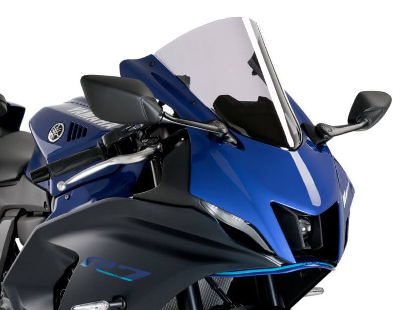 Puig R-Racer Windscreen '17-'20 Yamaha YZF R6, '22-'25 YZF R7