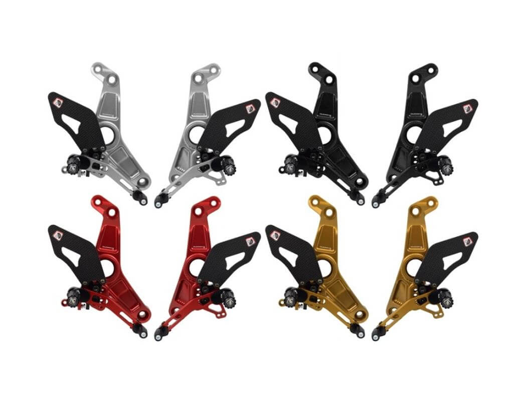 Ducabike Adjustable Rearsets 2017+ Ducati Monster 1200/S, 2018+ Monster 821 & Supersport
