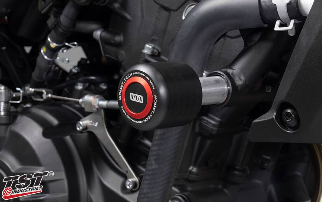 Womet-Tech Frame Sliders '15-'18 Yamaha R3, '20-'21 MT-03