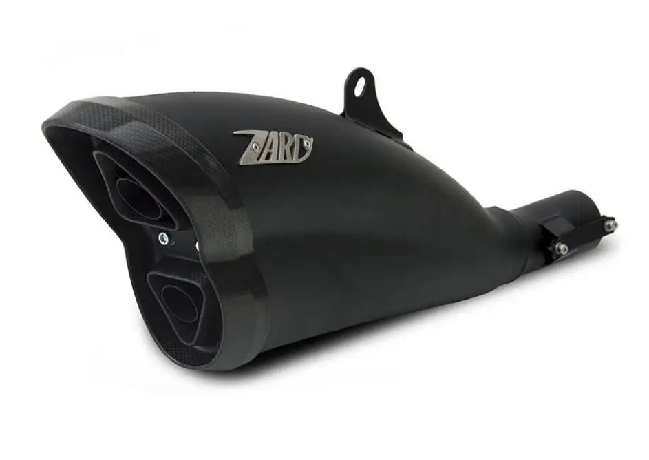 2022年レディースファッション福袋 サイレンサー DUCATI DIAVEL 2011-2017 Zard  Italiaスチールブラックレーシング排気サイレンサー ZARD ITALIA STEEL BLACK R