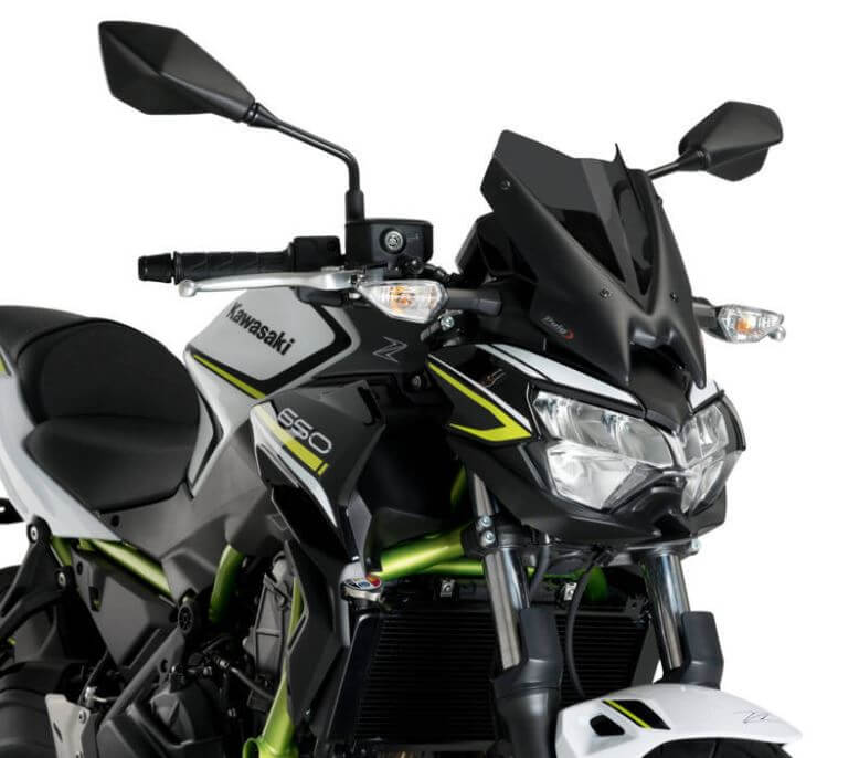 Puig Naked New Generation Sport Windscreens 2020+ Kawasaki Z650