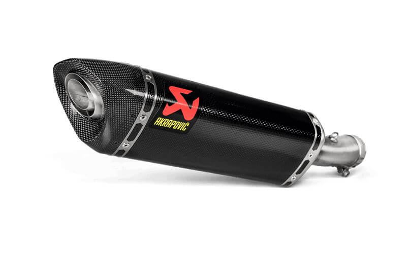Akrapovic Slip-On Line (Carbon) Exhaust 18-23 Kawasaki Ninja 400/Z400