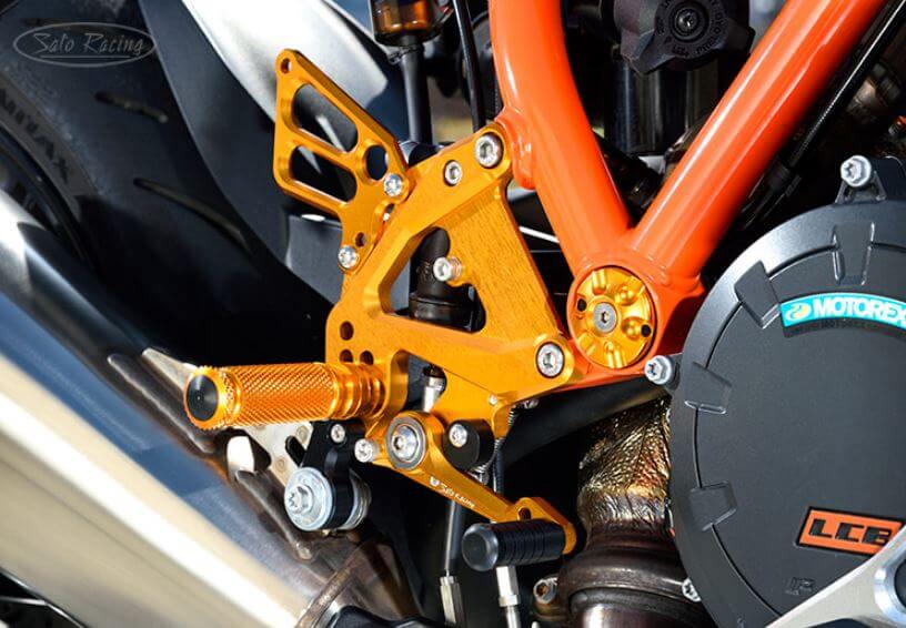 Sato Racing Adjustable Rearsets '20- KTM 1290 Super Duke R