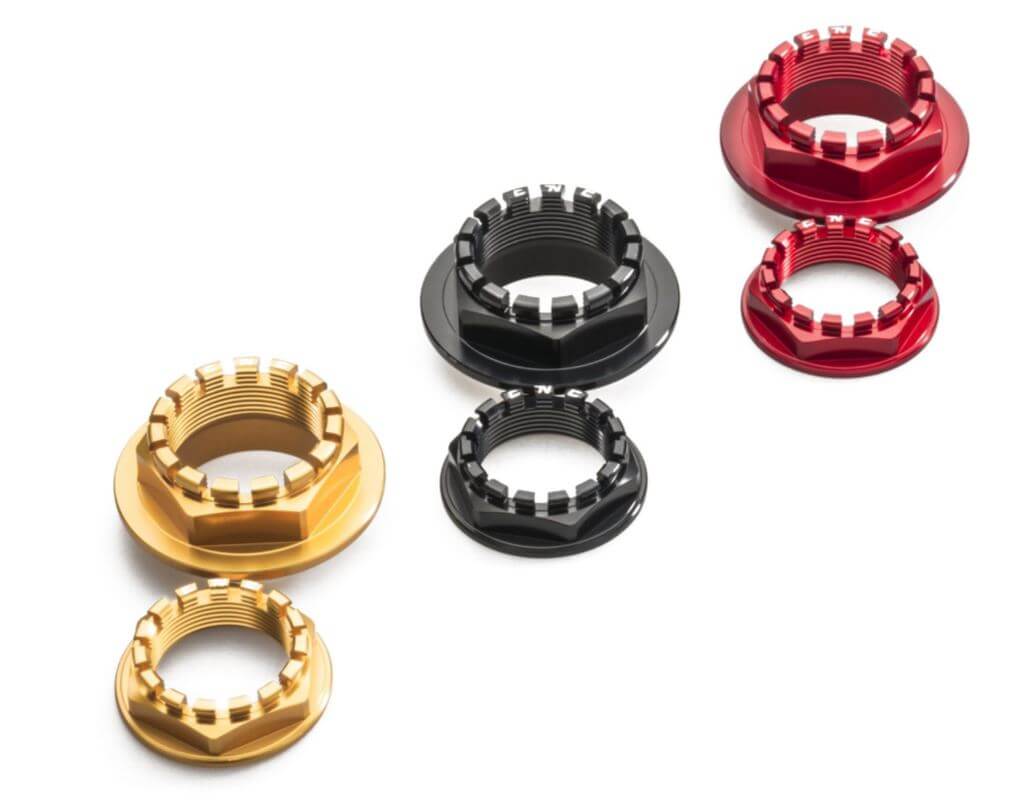 CNC Racing Ducati Rear Wheel Axle Nuts (Small)