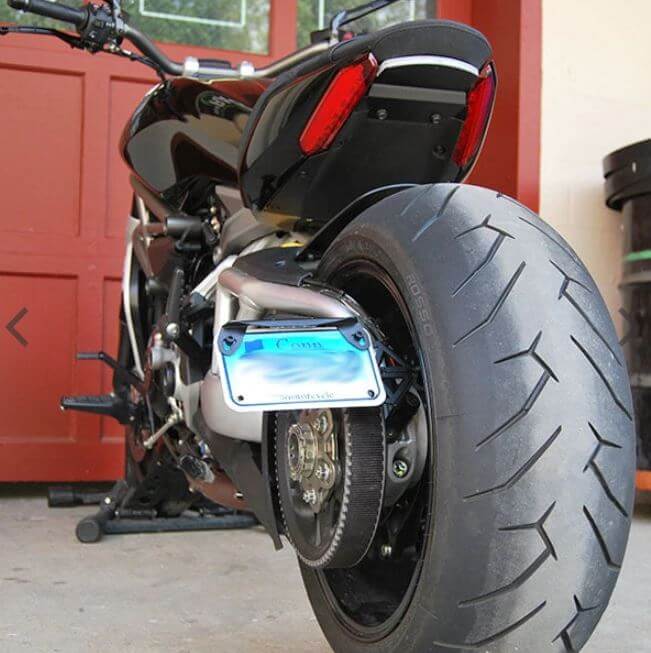New Rage Cycles Side Mount License Plate (2 Position) Ducati Diavel 1260