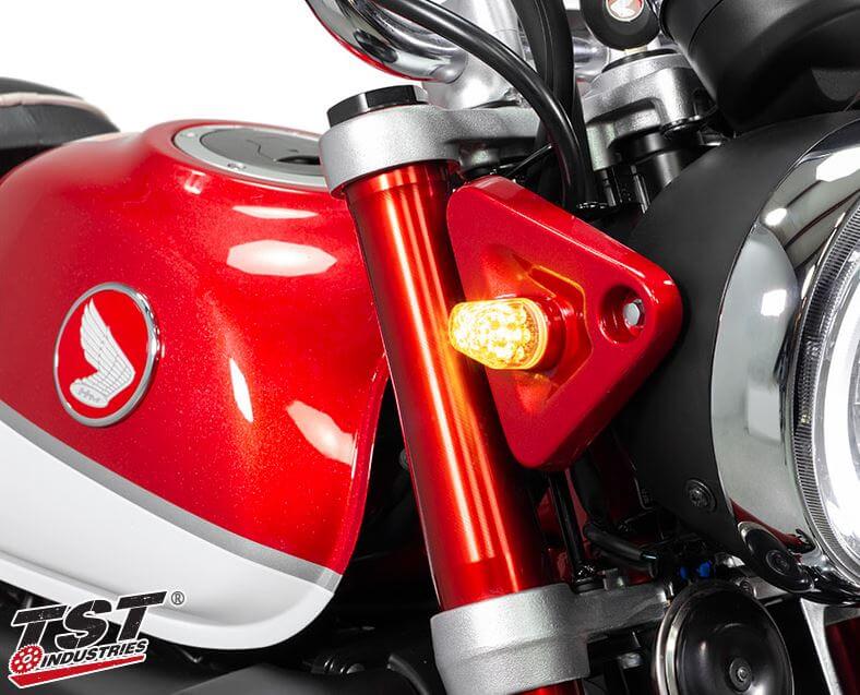 ＭＯＮＫＥＹ　ＴＵＲＮ TST Industries LED Front Flushmount Turn Signals for '19- Honda Monkey