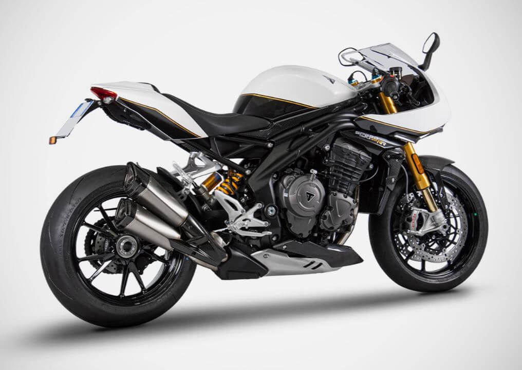 ZARD Titanium Euro 5 Slip-On Exhaust '21-'23 Triumph Speed Triple 1200 RS/RR