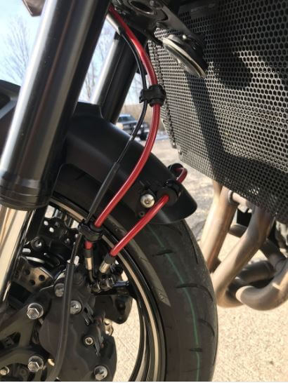 Spiegler Stainless Steel Brake Lines '17-'20 Kawasaki Z900 ABS