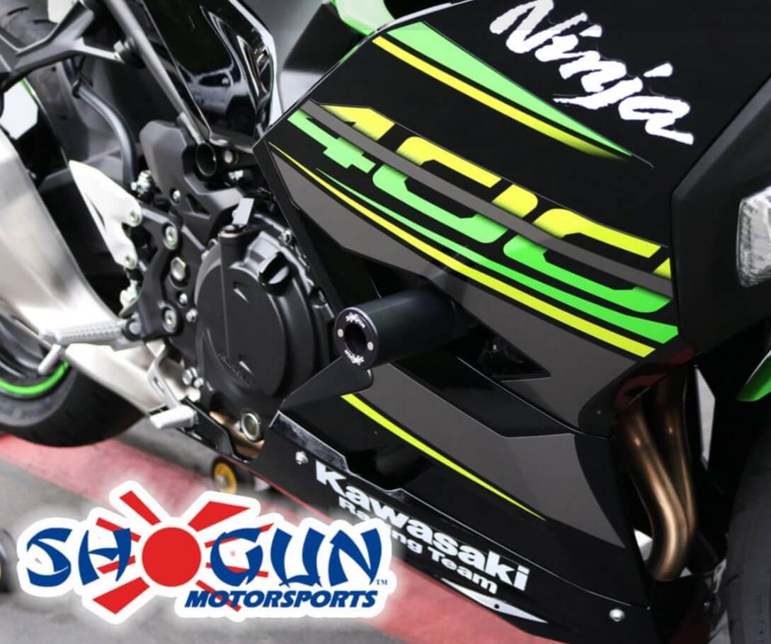 Shogun No Cut PA2 Frame Sliders '18-'20 Kawasaki Ninja 400