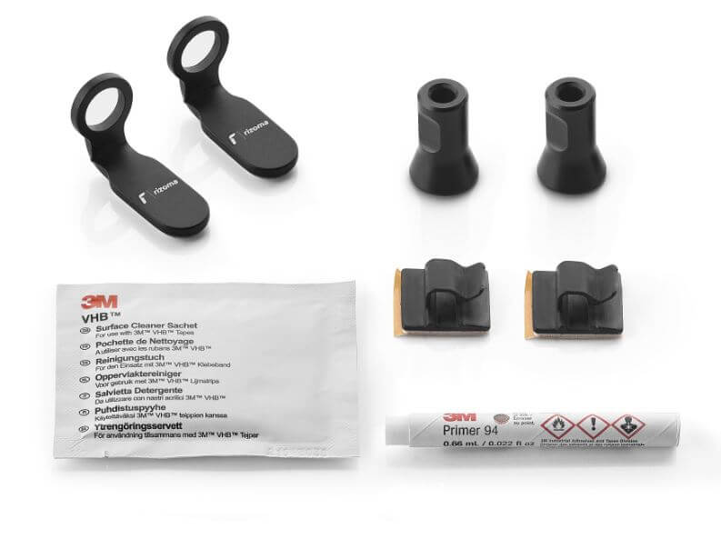 Rizoma FR444B Mouting Kit for Light Unit FR070 Indicators