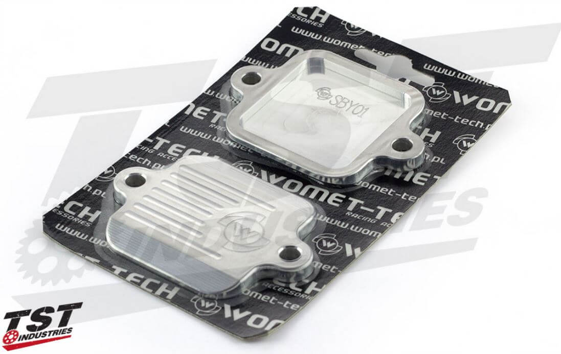 Womet-Tech Smog Block Off Plates for Yamaha FZ6/R, FZ1, FZ8, FZ-10/MT-10, R1/M/S, R6