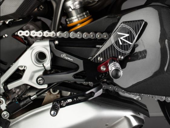 LighTech Adjustable Rearsets 2018+ Ducati Panigale V4/S 