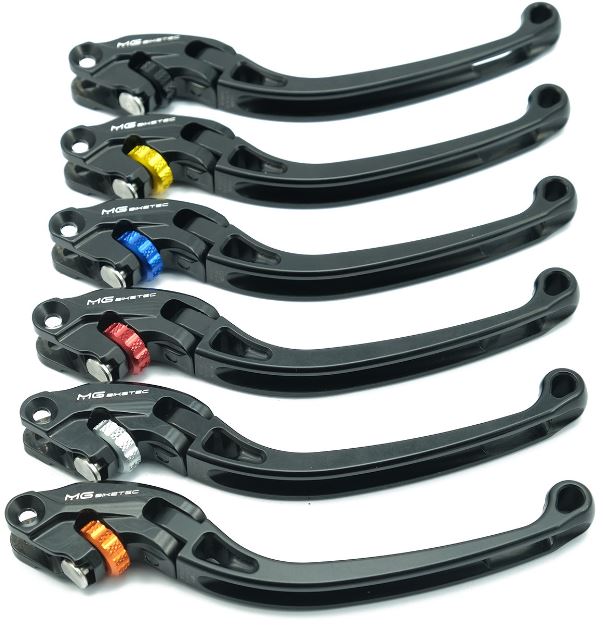 MG BikeTec ClubSport Foldable Brake & Clutch Levers '21-'23 Yamaha MT-09/SP | Long