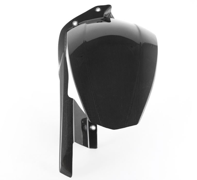 FullSix Carbon Wide Fiber Rear Hugger for Ducati Streetfighter V4/S