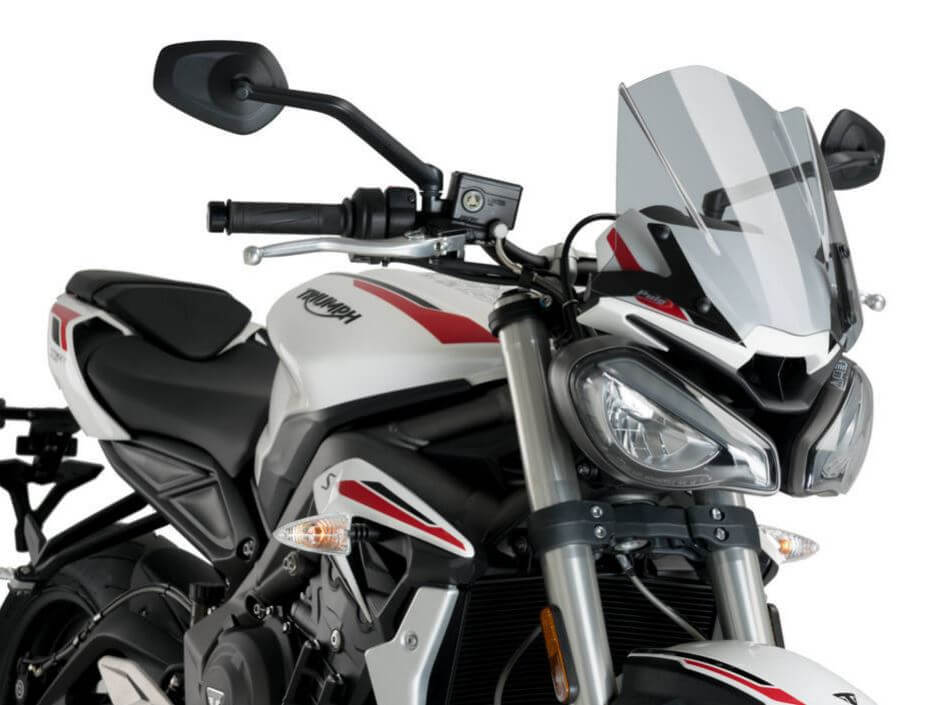 Puig New Generation Naked Windscreen '20-'21 Triumph Street Triple 765