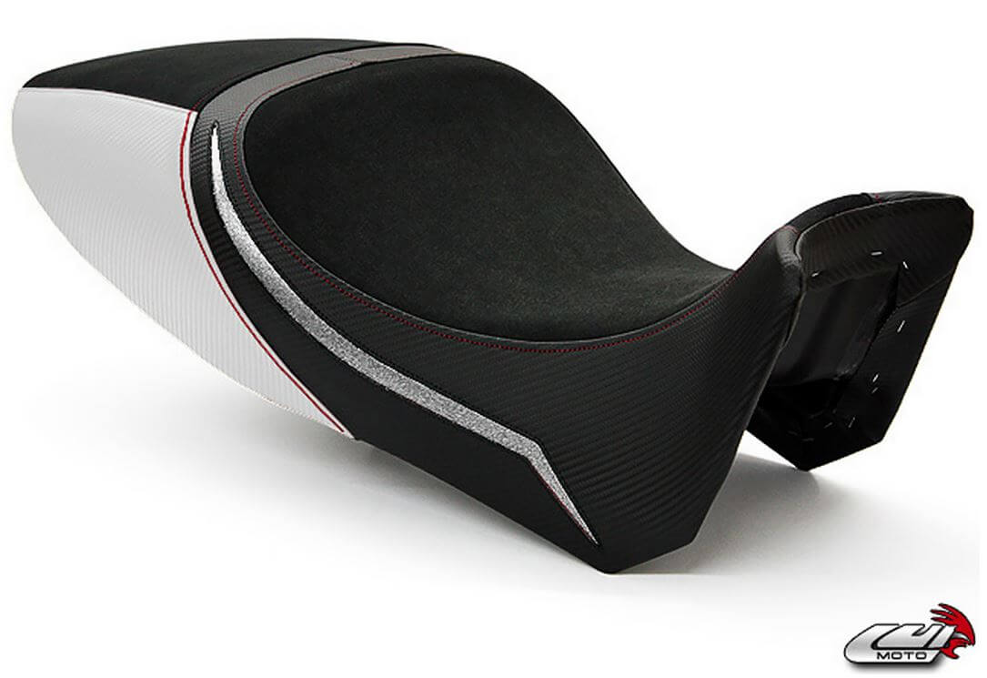 Luimoto Team Italia Suede Seat Covers '11-'14 Ducati Diavel
