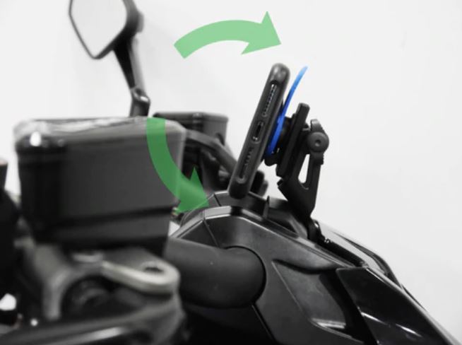 Evotech Performance Quad Lock Compatible Sat Nav Mount '19+ Ducati Diavel 1260/S/Lamborghini