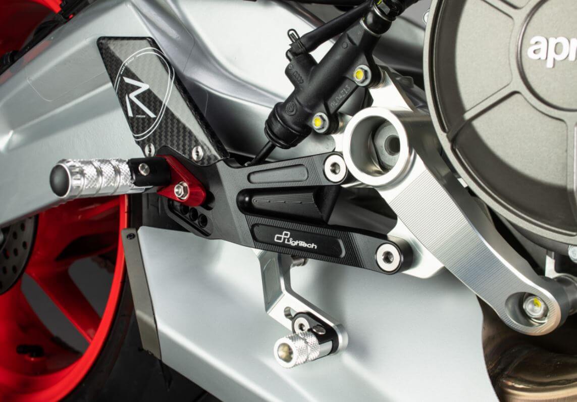 Lightech R Series Rearsets Standard/Reverse Shift '20-'21 Aprilia RS 660 / Tuono 660