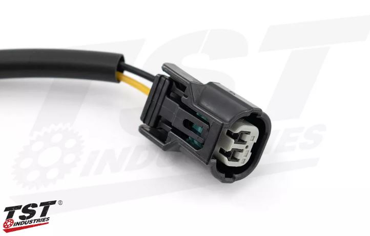 TST Industries Y-Style Signal Harness Splitter for Select Kawasaki Motorcycles