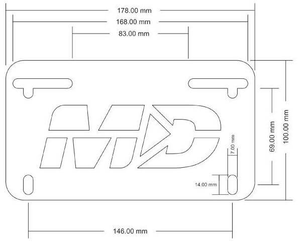 Motodynamic Fender Eliminator '17-'19 Kawasaki Z900