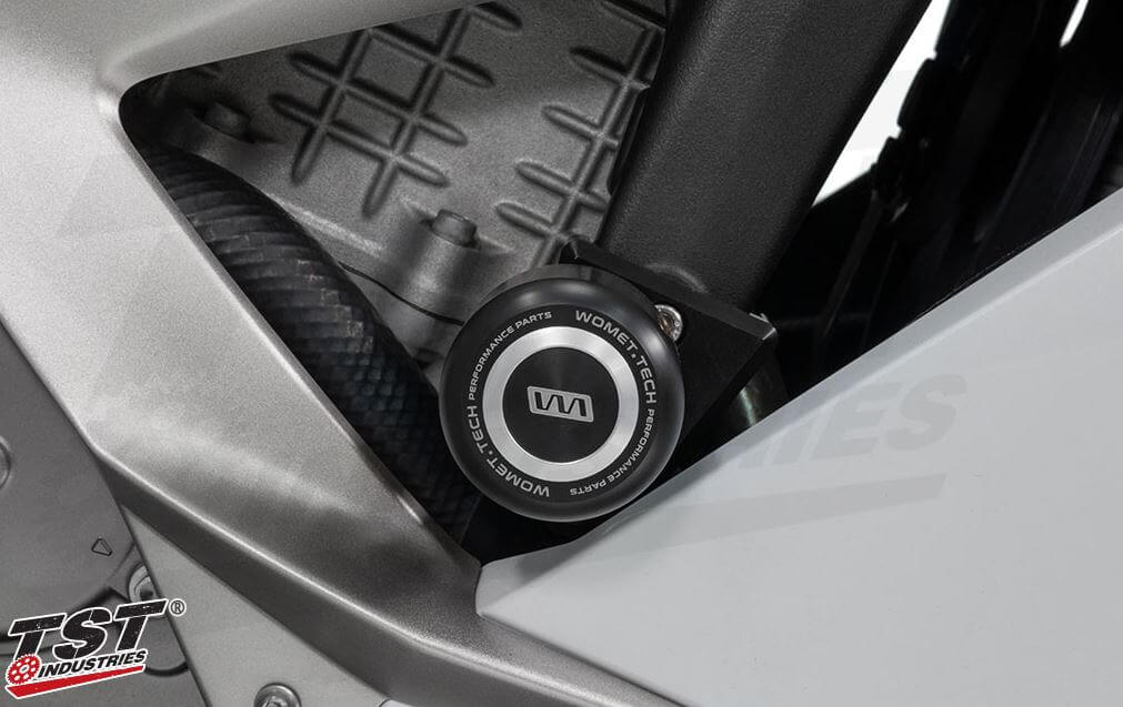 Womet-Tech Frame Sliders '13-'18 Kawasaki ZX-6R
