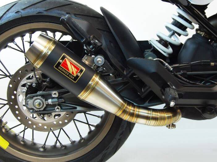 スヴァルトピレン　ヴィットピレン　Competition werkes Competition Werkes GP Slip-On Exhaust Husqvarna Svartpilen