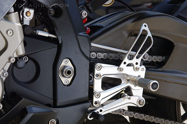 Sato Racing Adjustable Rearsets for 2009-2014 BMW S1000RR - Forward / Up Version