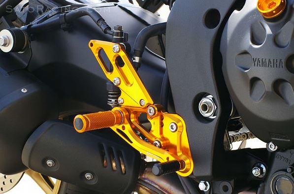 Sato Racing Adjustable Rearsets (Standard Shift) for '10-'13 Yamaha FZ8 non-ABS, '06-'15 FZ1