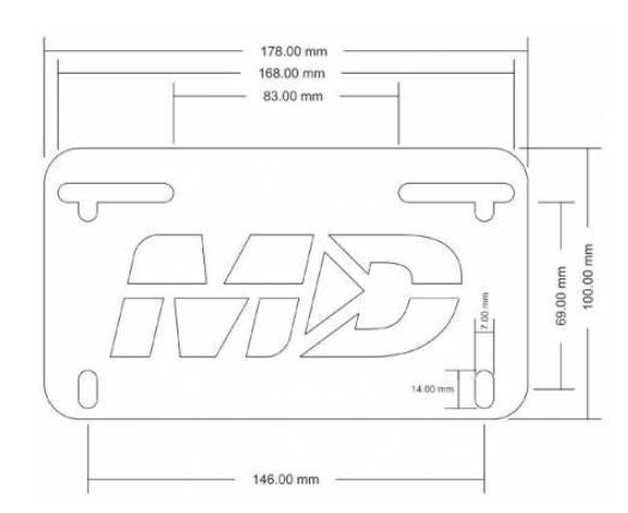 Motodynamic Fender Eliminator '15-'22 Yamaha R1/R1M/R1S