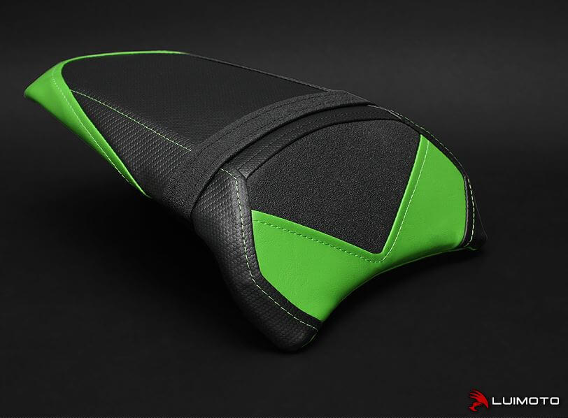 Kawasaki kz650 シート LuiMoto Team Kawasaki Seat Covers '17-'20 Kawasaki Z650, Ninja 650