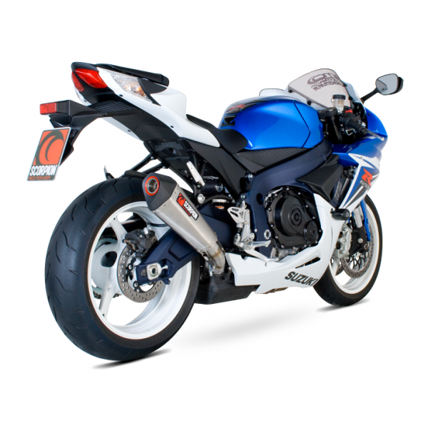 Scorpion Serket Taper Slip-on Exhaust System 2011-2012 Suzuki GSX-R 600/750