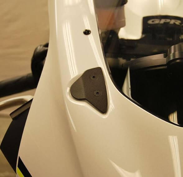New Rage Cycles Mirror Block Off Plates 2017-2023 Yamaha R6