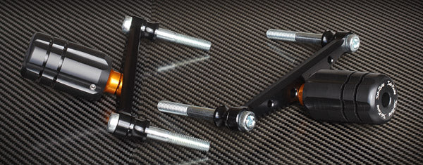Sato Racing No-Cut Frame Sliders'13-'16 Aprilia RSV4 R ABS, '12-'16 Tuono V4 R