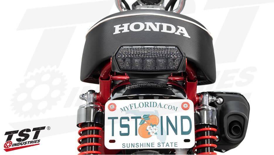 TST Industries Programmable Sequential LED Integrated Tail Light for '19- Honda Monkey