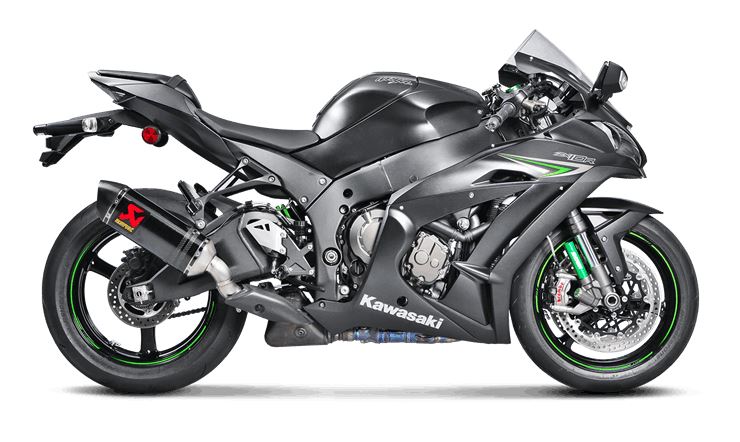 Akrapovic Slip-On Line (Carbon) Exhaust System 2016-2017 Kawasaki Ninja ZX10R | S-K10SO16-HZC