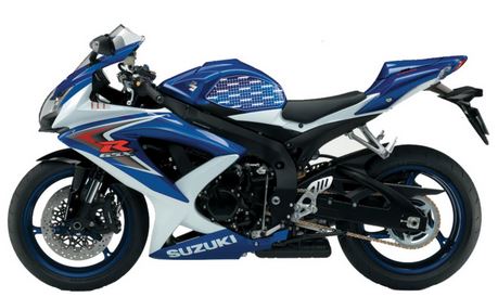 StompGrip Volcano Traction Tank Pad Kit for 2008-2010 Suzuki GSX-R600/750