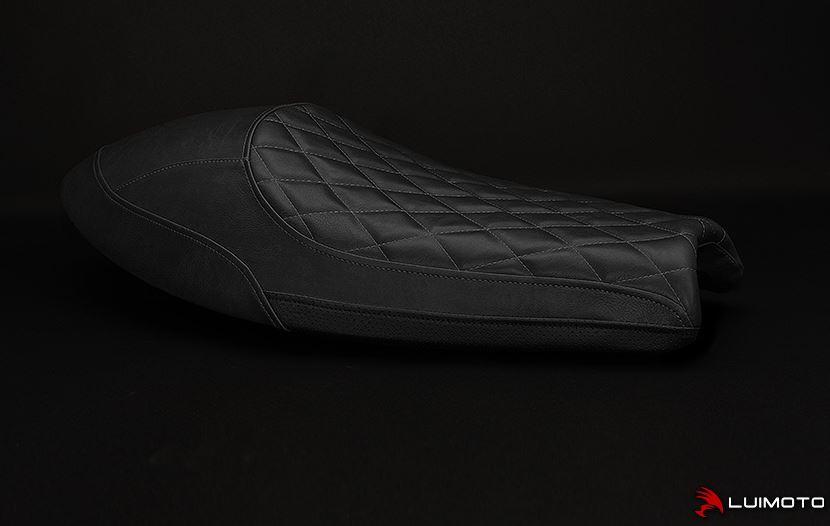 LuiMoto Vintage Diamond Rider Seat Cover '16-'20 Triumph Street Thruxton