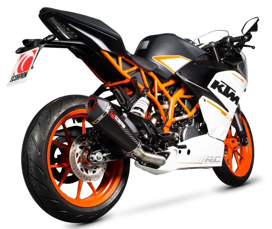 Scorpion Serket Taper 3/4 Slip-On Exhaust System '14-'16 KTM RC 390