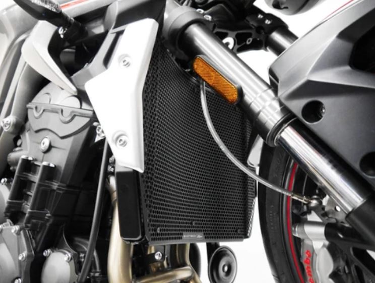 Evotech Performance Radiator Guard '20-'22 Triumph Street Triple S (660), '20-'22 Street Triple R/RS