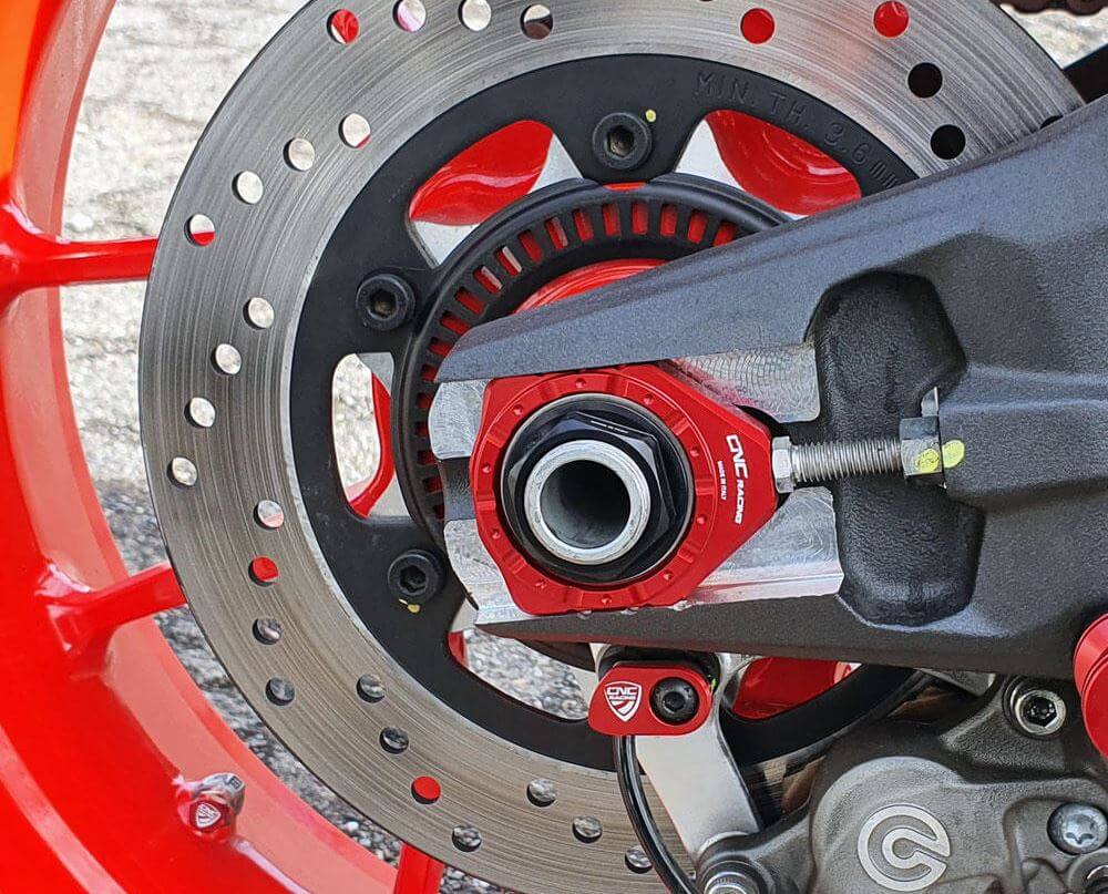 CNC Racing Chain Adjusters '21- Ducati Monster 937