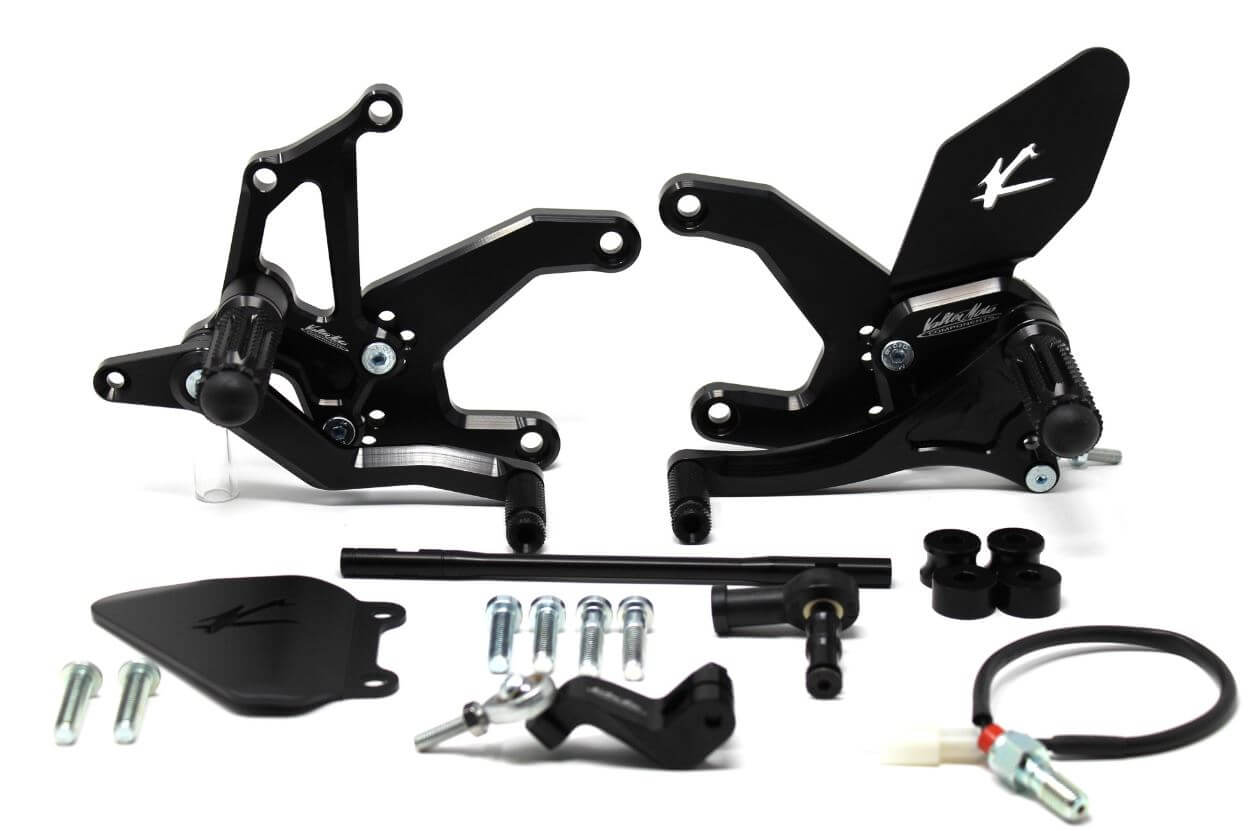 Valter Moto Type 1.5 Adjustable Rearsets '17-'20 Kawasaki Z900 ABS