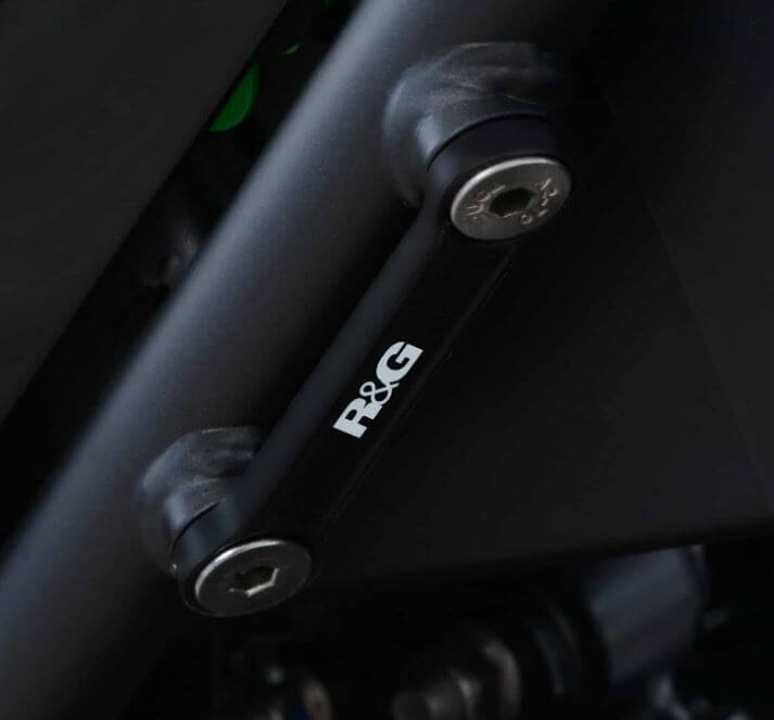 R&G Racing Exhaust Hanger & Footrest Blanking Plate Kit '18- Kawasaki Ninja 250/400