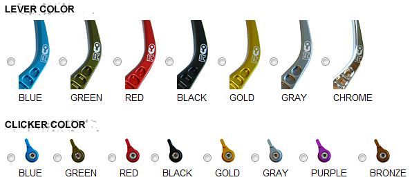 CRG Roll-A-Click Spectrum Levers