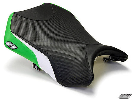 LuiMoto Team Kawasaki Seat Cover 2008-2012 Kawasaki NInja 250R - Green