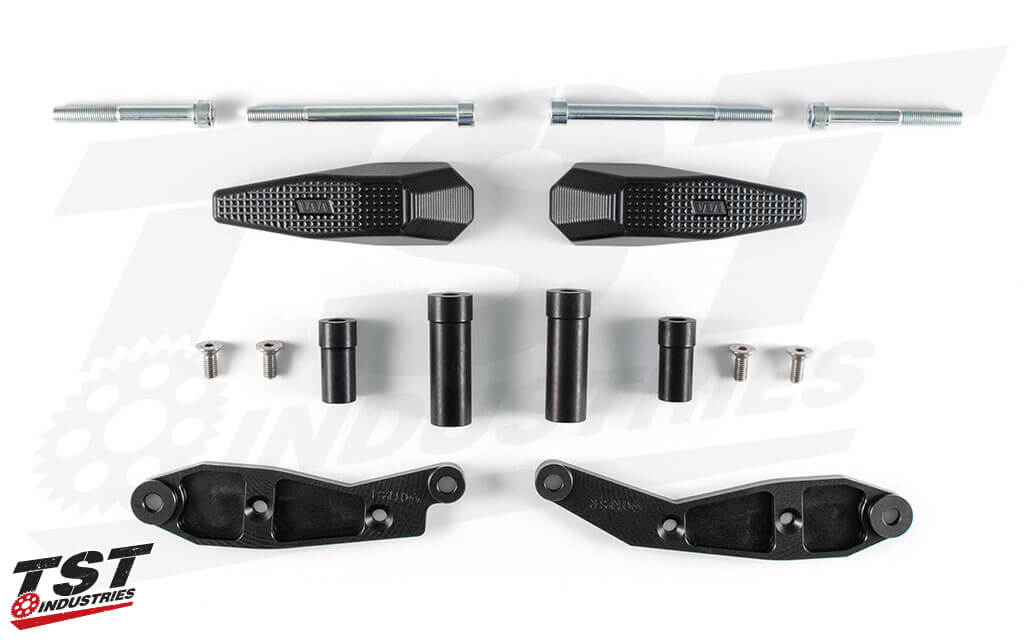 Womet-Tech EVOS Edition Frame Sliders '17- Kawasaki Z900