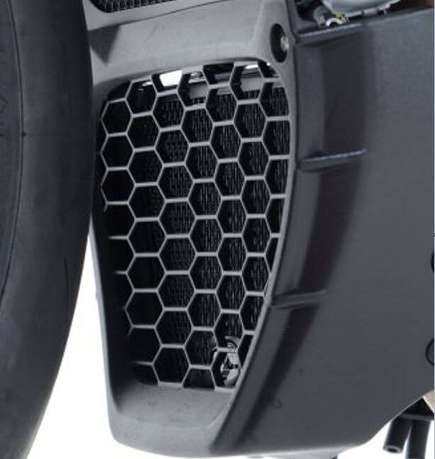 R&G Racing Aluminum Oil Cooler Guard '15- Aprilia RSV4 /RF/1100 Factory, Tuono V4 1100