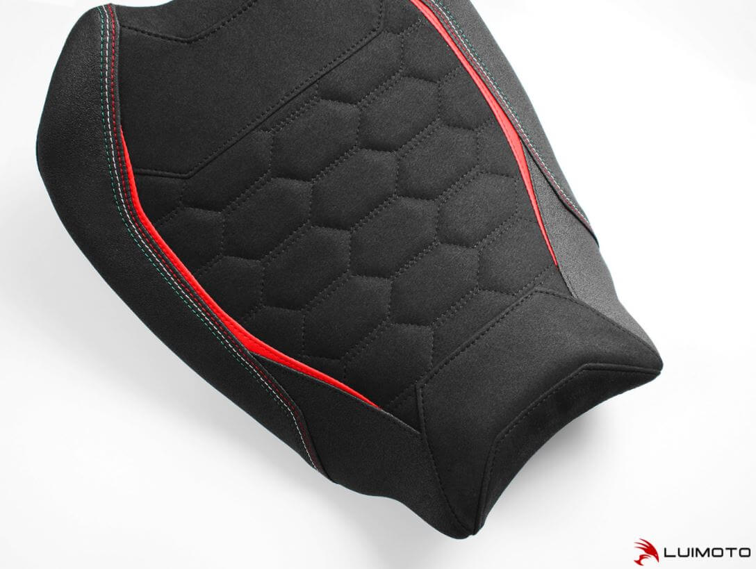 LuiMoto Ducati PANIGALE V4/V4R Seat Cover '18-'21 HEX-R | Rider