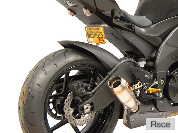 Competition Werkes GP Race Stainless Steel Slip-on Exhaust 2008-2010 Kawasaki ZX10R