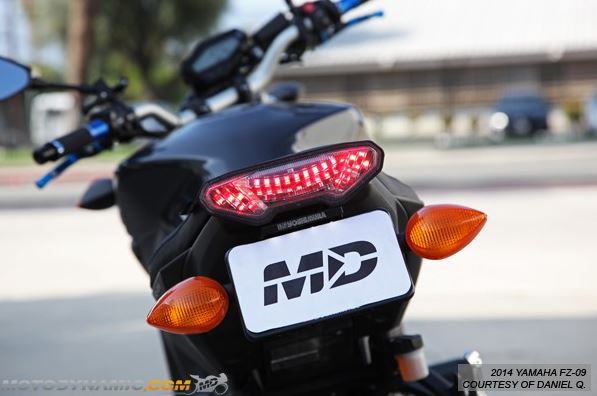 Motodynamic Sequential Integrated LED Tail Light for 2013-2015 Yamaha MT-09 / FZ-09 / FJ-09